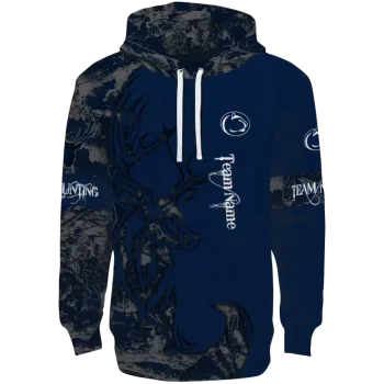 custom penn state nittany lions deer silhouette blue hoodie best selling