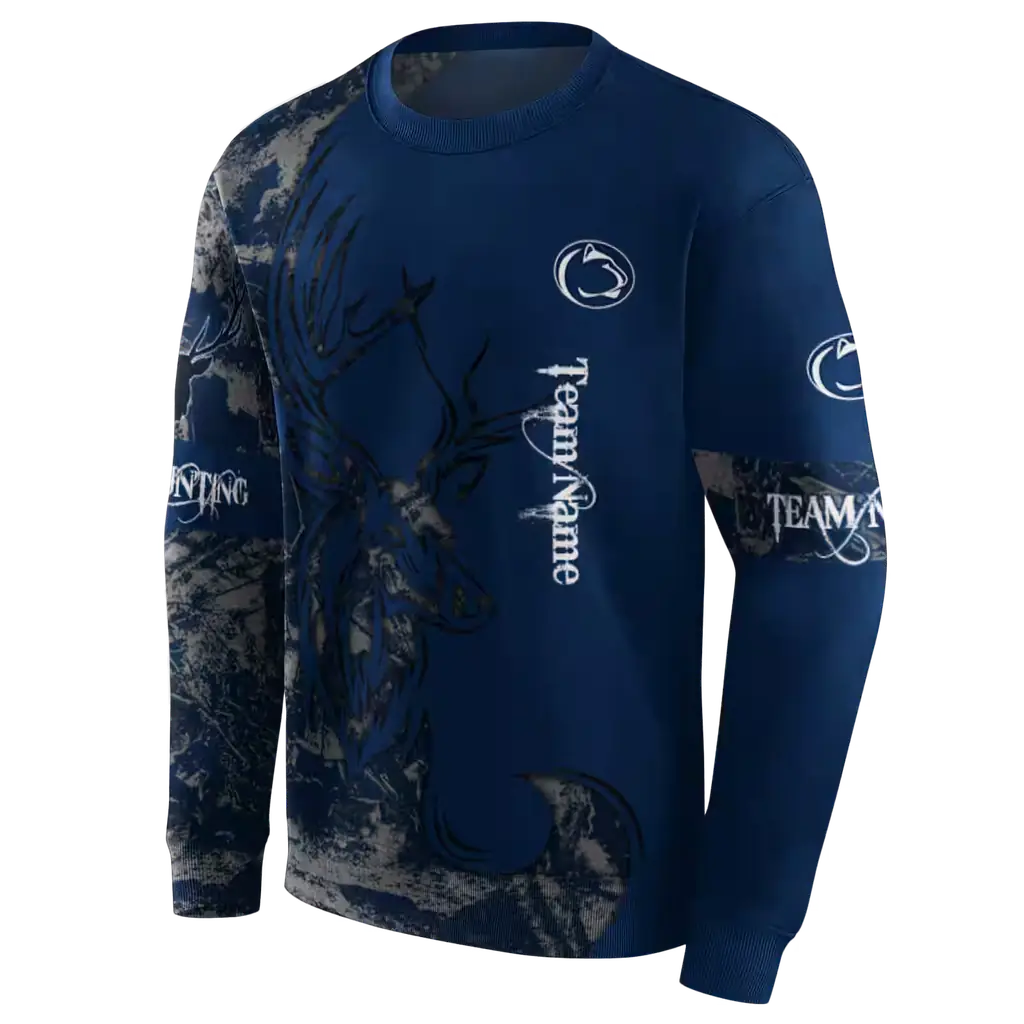 custom penn state nittany lions deer silhouette blue hoodie new arrival custom penn state nittany lions deer silhouette blue hoodie new arrival