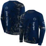 custom penn state nittany lions deer silhouette blue hoodie best selling