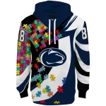 custom penn state nittany lions puzzle pieces blue hoodie best selling