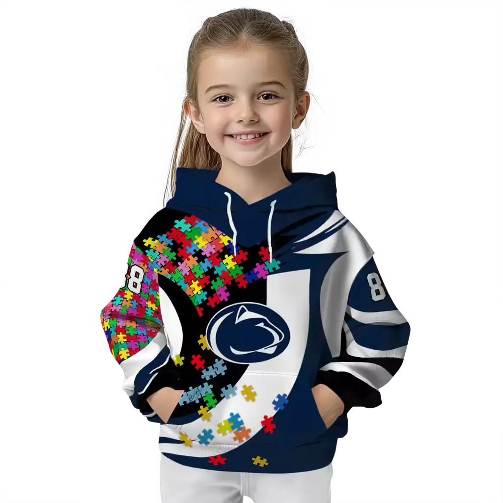 custom penn state nittany lions puzzle pieces blue hoodie top rated custom penn state nittany lions puzzle pieces blue hoodie top rated