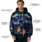 custom penn state nittany lions spongebob patrick star blue navy hoodie best selling