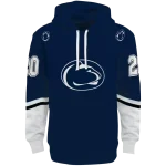 custom penn state nittany lions striped sleeves blue hoodie best selling