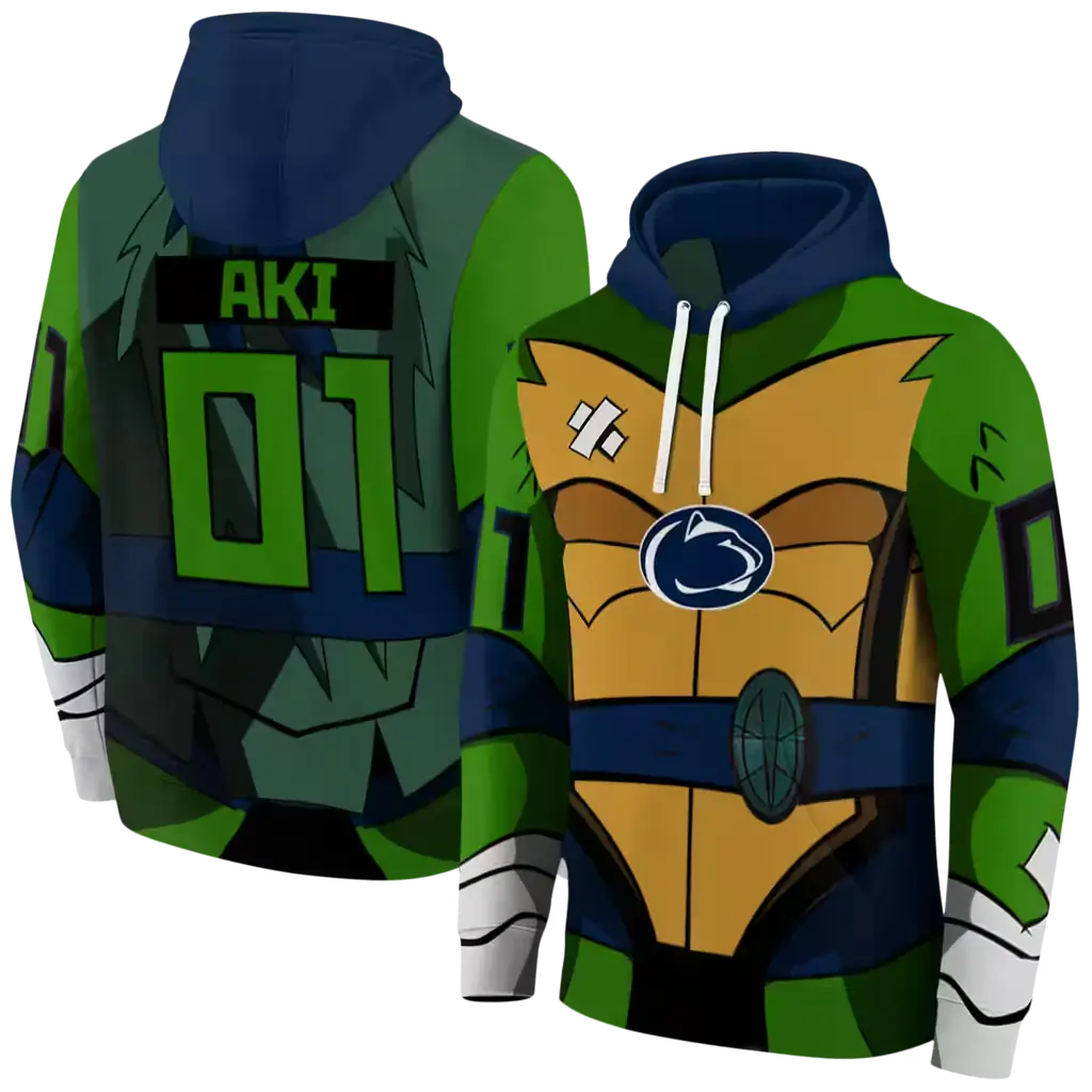 custom penn state nittany lions superhero armor blue green hoodie fashion forward custom penn state nittany lions superhero armor blue green hoodie fashion forward