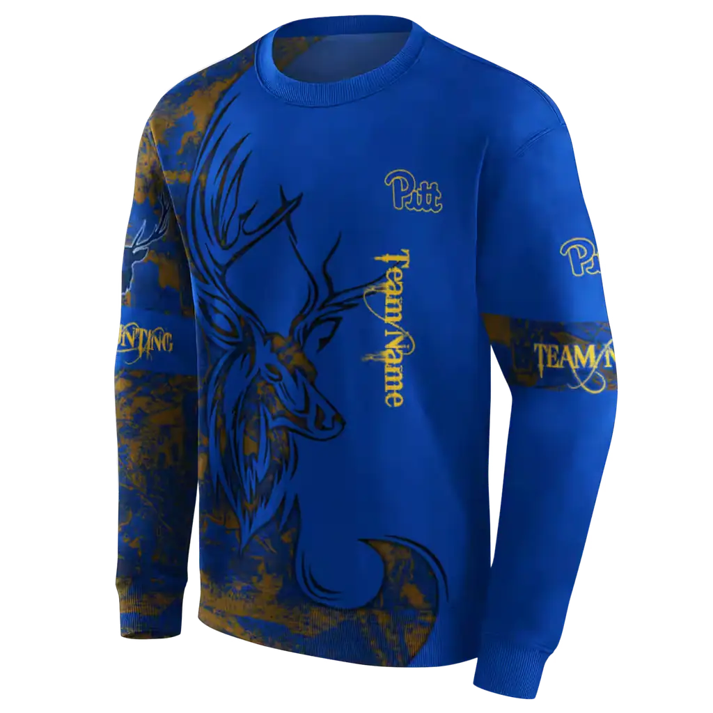 custom pittsburgh panthers deer silhouette royal blue hoodie new arrival custom pittsburgh panthers deer silhouette royal blue hoodie new arrival