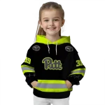 custom pittsburgh panthers safety motif black neon green hoodie best selling