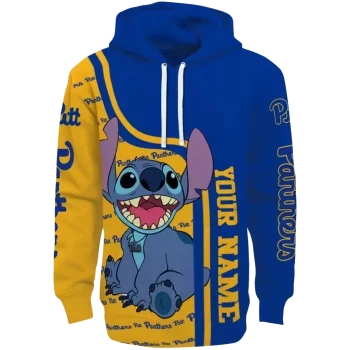 custom pittsburgh panthers stitch royal blue hoodie best selling