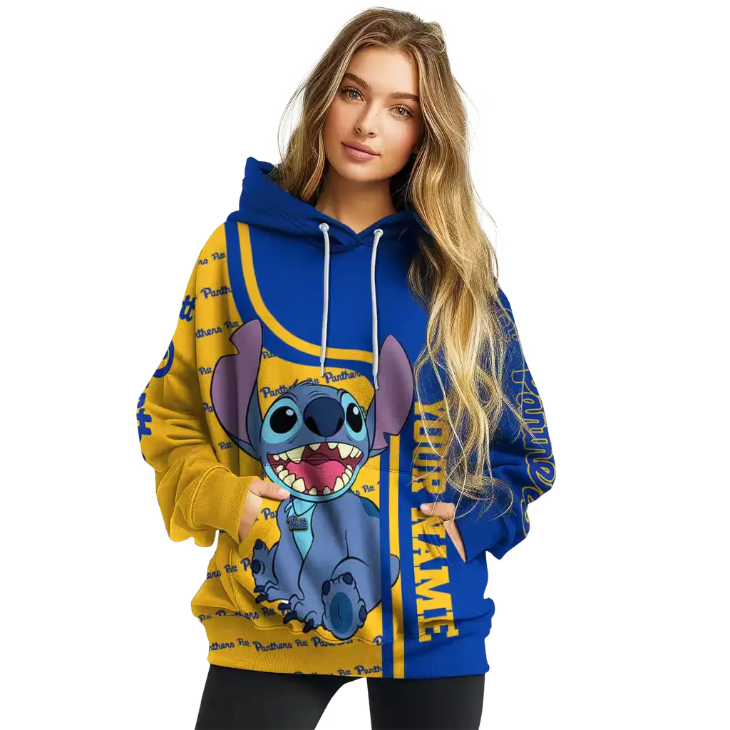 custom pittsburgh panthers stitch royal blue hoodie high quality custom pittsburgh panthers stitch royal blue hoodie high quality