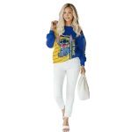 custom pittsburgh panthers stitch royal blue hoodie best selling