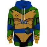 custom pittsburgh panthers superhero armor royal blue green hoodie best selling