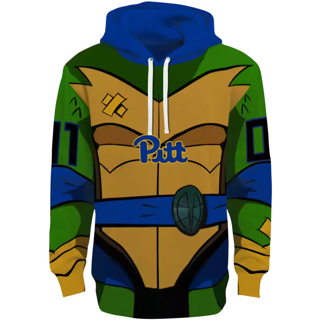 custom pittsburgh panthers superhero armor royal blue green hoodie best selling custom pittsburgh panthers superhero armor royal blue green hoodie best selling