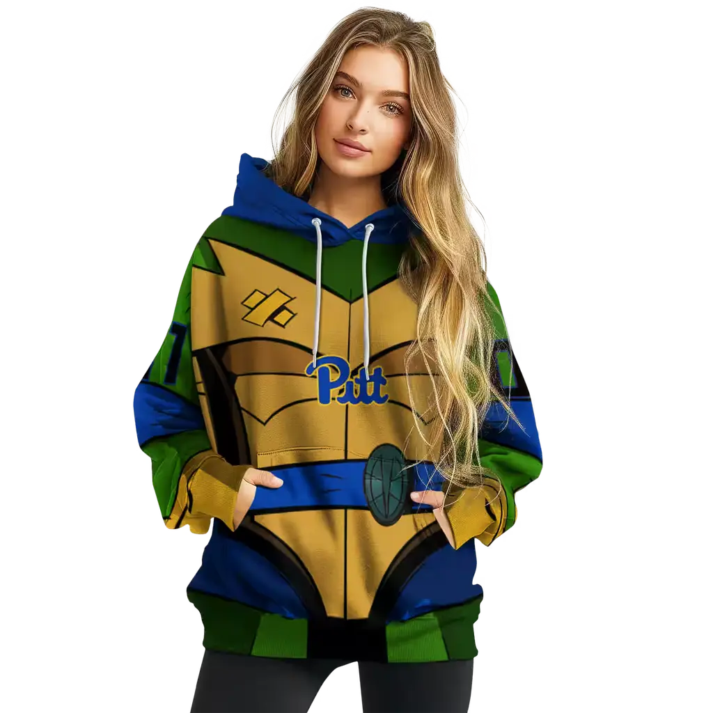 custom pittsburgh panthers superhero armor royal blue green hoodie high quality custom pittsburgh panthers superhero armor royal blue green hoodie high quality
