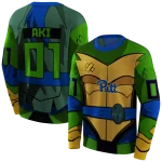 custom pittsburgh panthers superhero armor royal blue green hoodie best selling