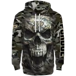 custom purdue boilermakers camo skull hoodie best selling