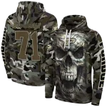custom purdue boilermakers camo skull hoodie best selling