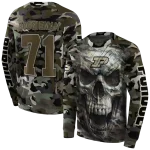 custom purdue boilermakers camo skull hoodie best selling
