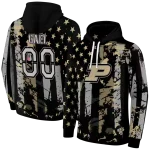 custom purdue boilermakers distressed flag gold black hoodie best selling