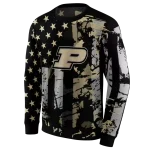 custom purdue boilermakers distressed flag gold black hoodie best selling