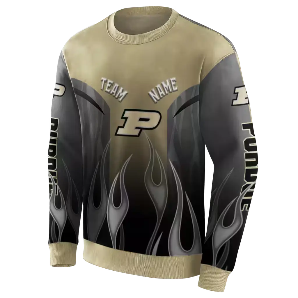 custom purdue boilermakers flame design gold hoodie new arrival custom purdue boilermakers flame design gold hoodie new arrival