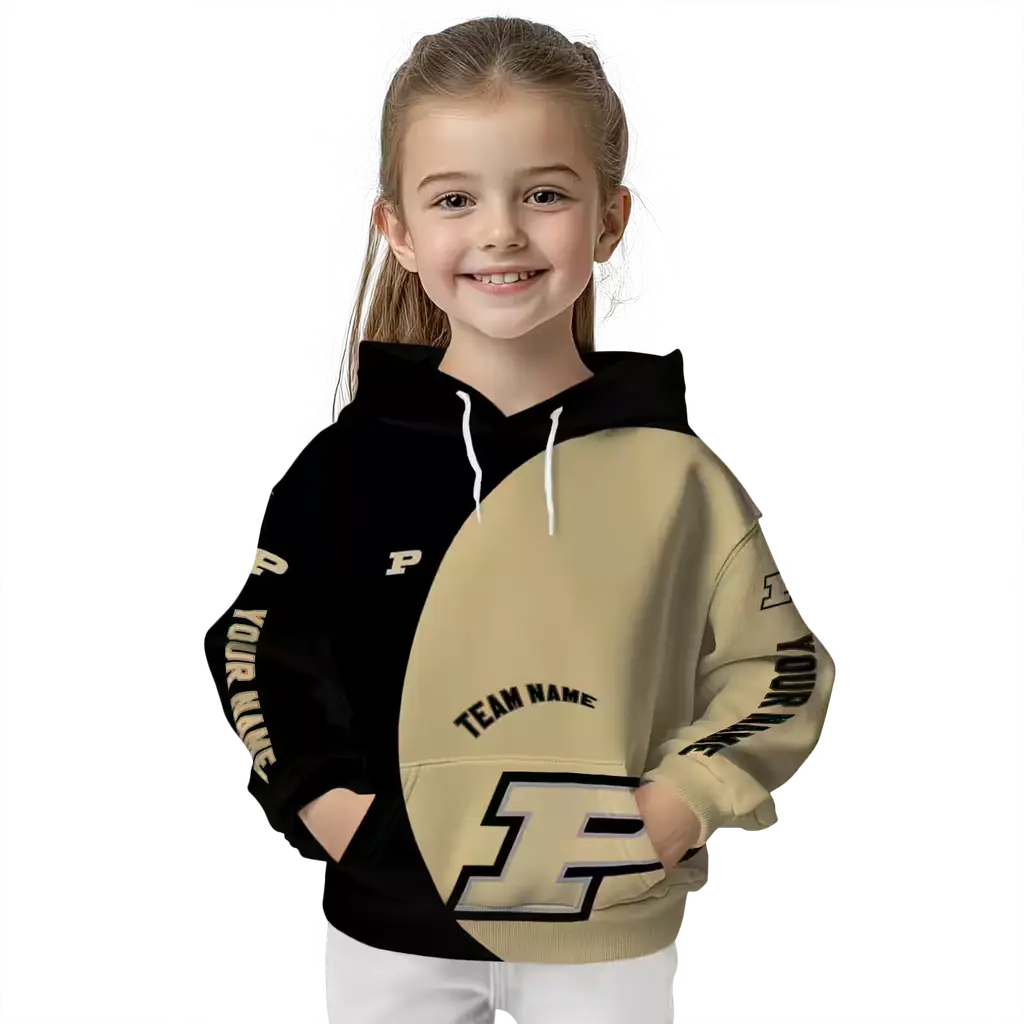custom purdue boilermakers minimalist design gold black hoodie top rated custom purdue boilermakers minimalist design gold black hoodie top rated