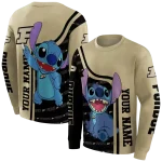 custom purdue boilermakers stitch gold hoodie best selling