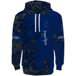 custom rice owls deer silhouette navy blue hoodie best selling