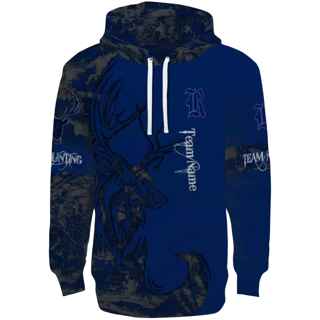 custom rice owls deer silhouette navy blue hoodie best selling custom rice owls deer silhouette navy blue hoodie best selling