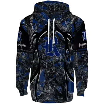 custom rice owls hunting theme navy blue black hoodie best selling