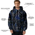 custom rice owls hunting theme navy blue black hoodie best selling