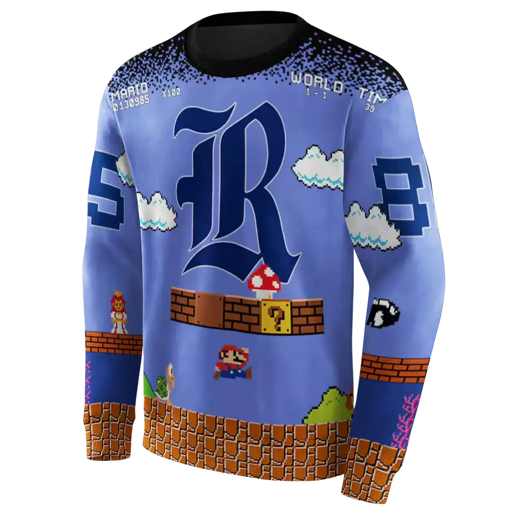 custom rice owls mario blue black hoodie new arrival custom rice owls mario blue black hoodie new arrival