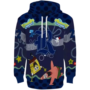 custom rice owls spongebob patrick star navy blue navy hoodie best selling