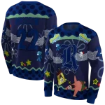 custom rice owls spongebob patrick star navy blue navy hoodie best selling