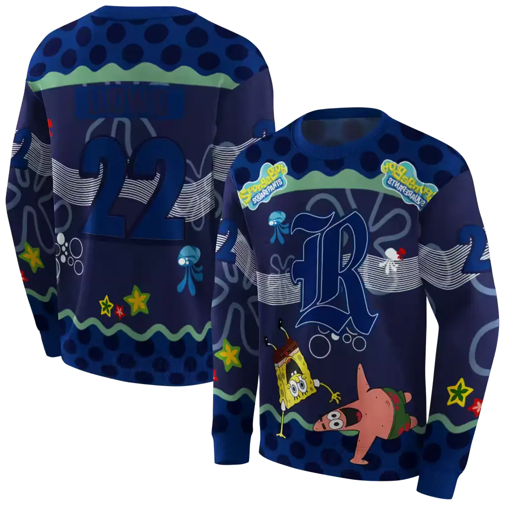 custom rice owls spongebob patrick star navy blue navy hoodie premium grade custom rice owls spongebob patrick star navy blue navy hoodie premium grade