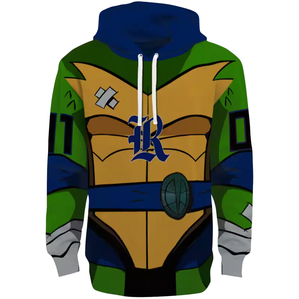 custom rice owls superhero armor navy blue green hoodie best selling custom rice owls superhero armor navy blue green hoodie best selling
