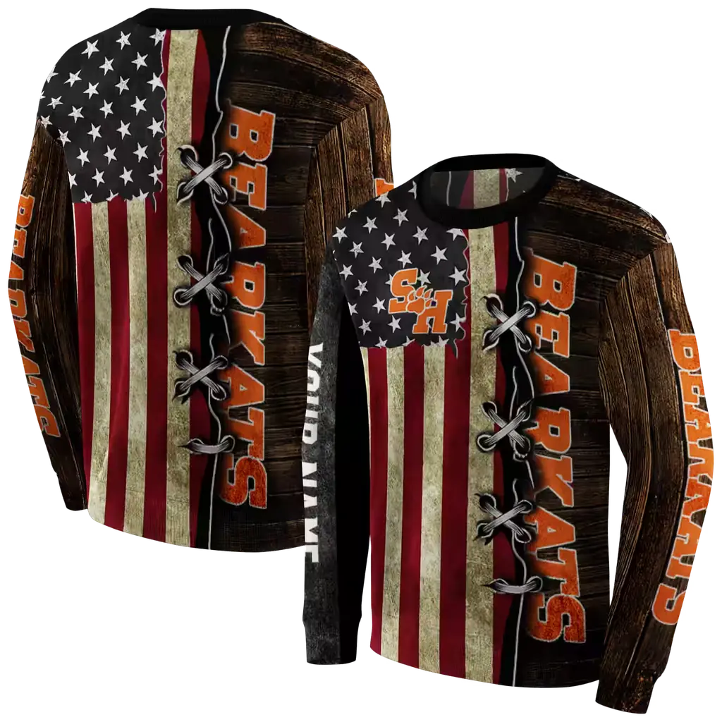 custom sam houston bearkats american pride hoodie premium grade custom sam houston bearkats american pride hoodie premium grade