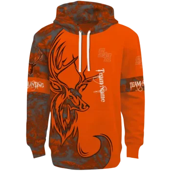 custom sam houston bearkats deer silhouette orange hoodie best selling