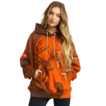 custom sam houston bearkats deer silhouette orange hoodie best selling