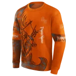 custom sam houston bearkats deer silhouette orange hoodie best selling