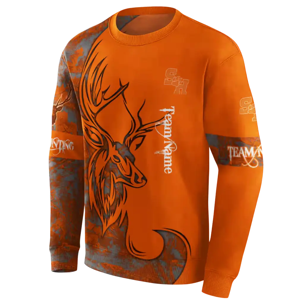 custom sam houston bearkats deer silhouette orange hoodie new arrival custom sam houston bearkats deer silhouette orange hoodie new arrival