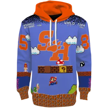 custom sam houston bearkats mario blue black hoodie best selling