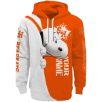 custom sam houston bearkats peeking snoopy orange hoodie best selling