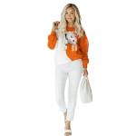 custom sam houston bearkats peeking snoopy orange hoodie best selling