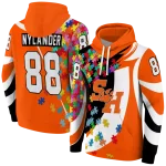 custom sam houston bearkats puzzle pieces orange hoodie best selling