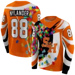 custom sam houston bearkats puzzle pieces orange hoodie best selling