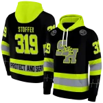 custom sam houston bearkats safety motif black neon green hoodie best selling