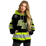 custom sam houston bearkats safety motif black neon green hoodie best selling