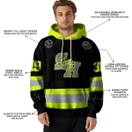 custom sam houston bearkats safety motif black neon green hoodie best selling