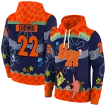 custom sam houston bearkats spongebob patrick star orange navy hoodie best selling