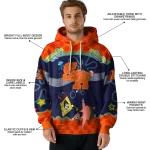 custom sam houston bearkats spongebob patrick star orange navy hoodie best selling