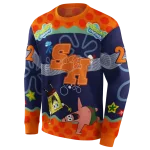 custom sam houston bearkats spongebob patrick star orange navy hoodie best selling